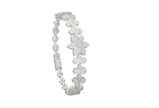 Queen of the Vines Diamond Bracelet - HRD Certificate